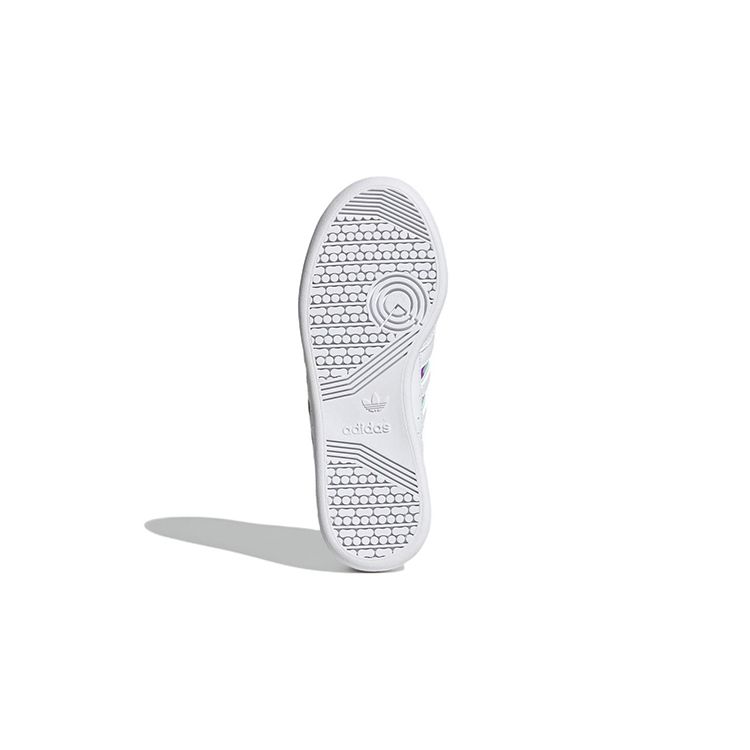 Adidas Оригинальные кроссовки Continental 80 Stripes Удобные Повседневные Прочные Низкие Детские Кроссовки Белый Лазерный Серебристый Детские Кроссовки GZ3255