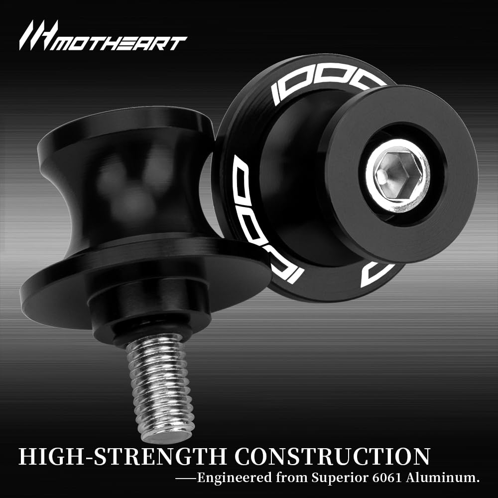 MotHeart M8 Swing Arm Bobbins for Ninja 1000 2011-2019 Ninja 1000SX 2020-2024 Paddock Stand
