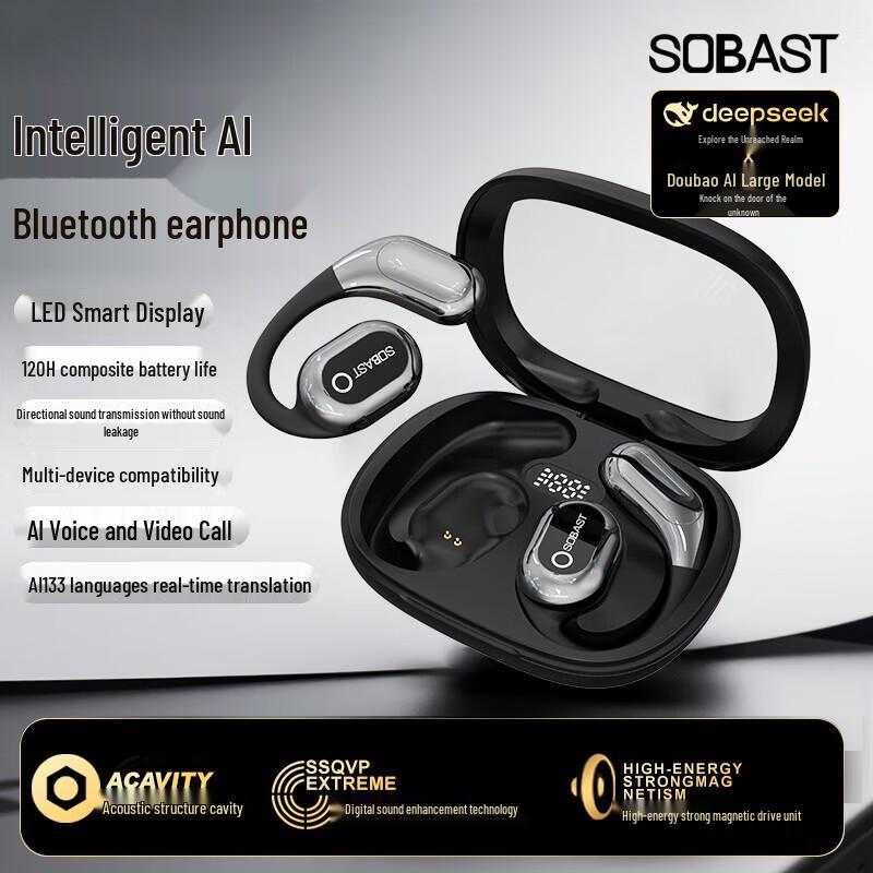 SE SOBAST AI Bluetooth Наушники с заушинами