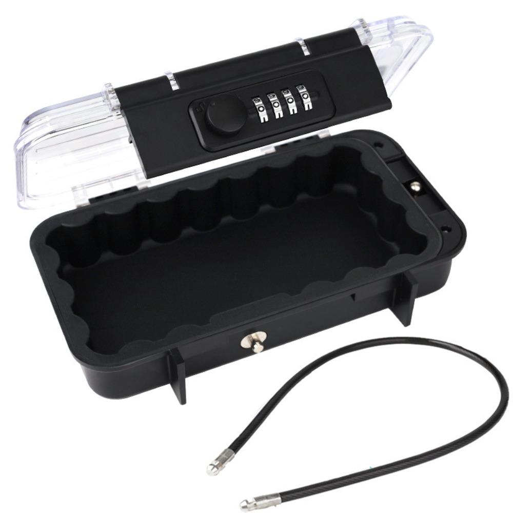 Замок безопасности Дорожный сейф с съемной кабельной ручкой Коробка для хранения паролей Путешествие