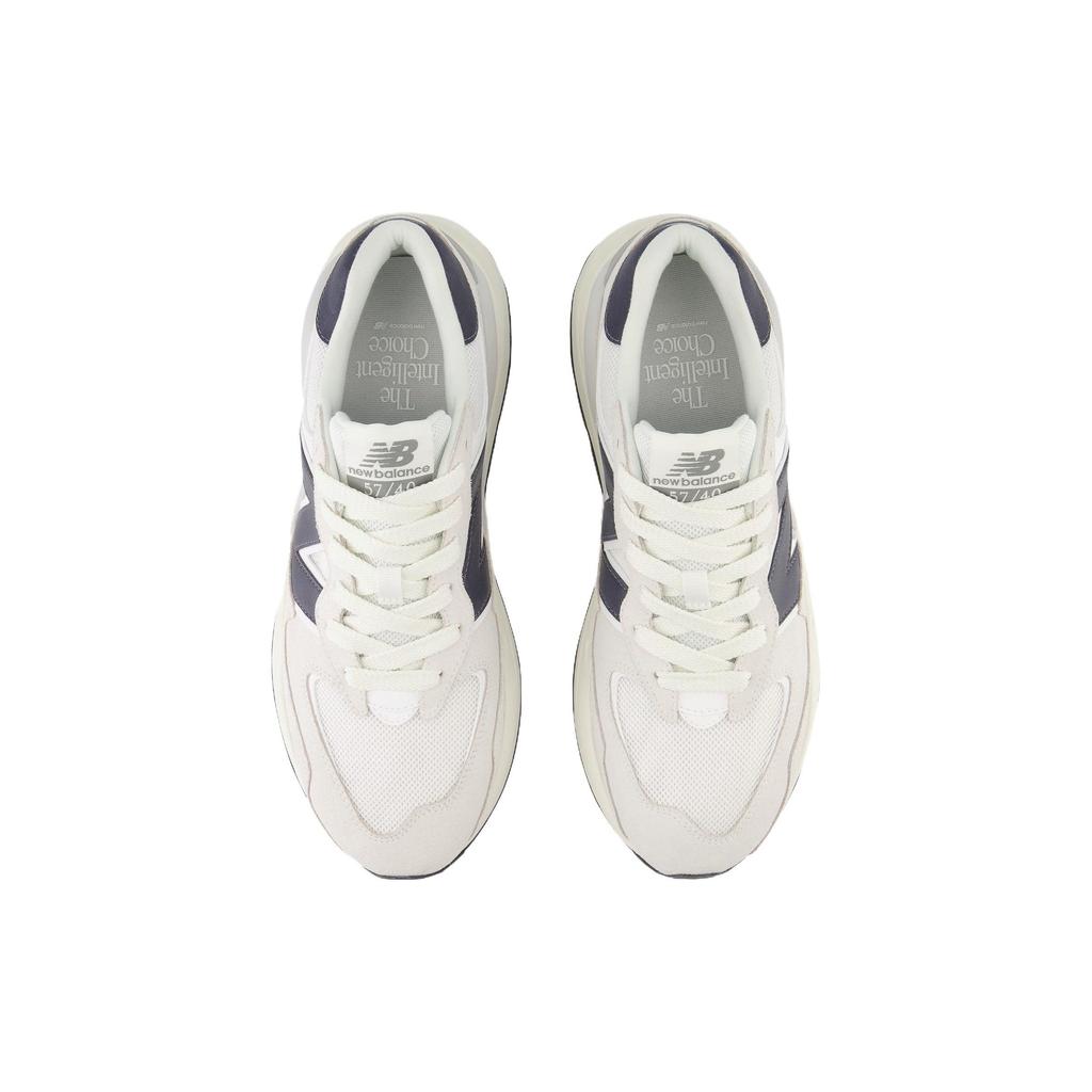 New Balance 57/40 White Navy Unisex Sneakers M5740ESC