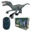 Dinosaur Dinosaur Toy Popular Authentic USB Remote Easy To Birthday Brown Radio-controlled Toy, Moving, Jurassic, Large, Children's [Velociraptor