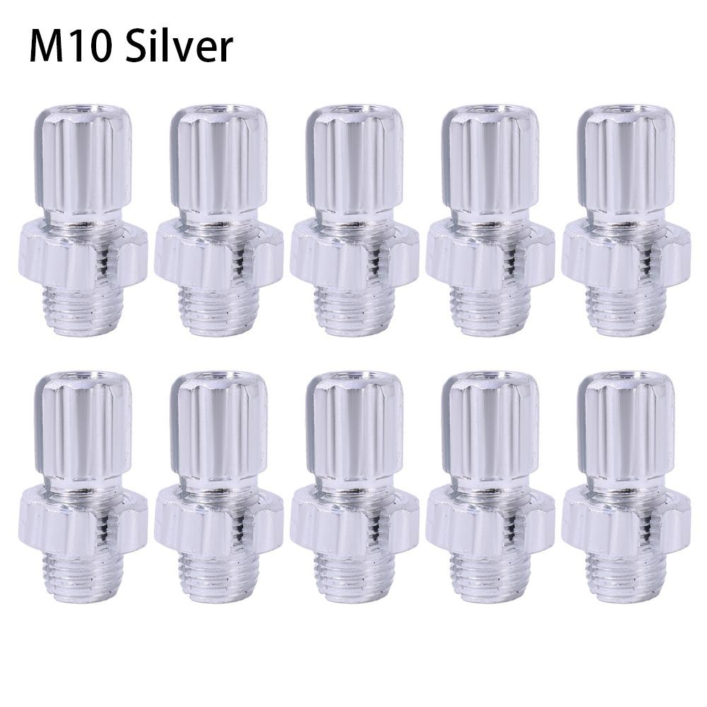 10 шт. M7/M10 Регулировочные винты тормозных рычагов велосипеда Болты-регуляторы тросика переключателя велосипеда Гайки Алюминиевый сплав Велосипедный аксессуар