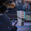 Game Console Cooling Fan with RGB Lighting Low Noise Adjustable USB External Fan Cooler for PS5 Pro/for PS5 Slim