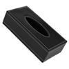 Tissue Box Cover Large Capacity Rectangle Leather Tissue Box Holder Napkin Dispenser for Home