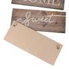 The Feeling of Returning Home Letters Sign Rustic Style English Letter Hanging Board  Wedding