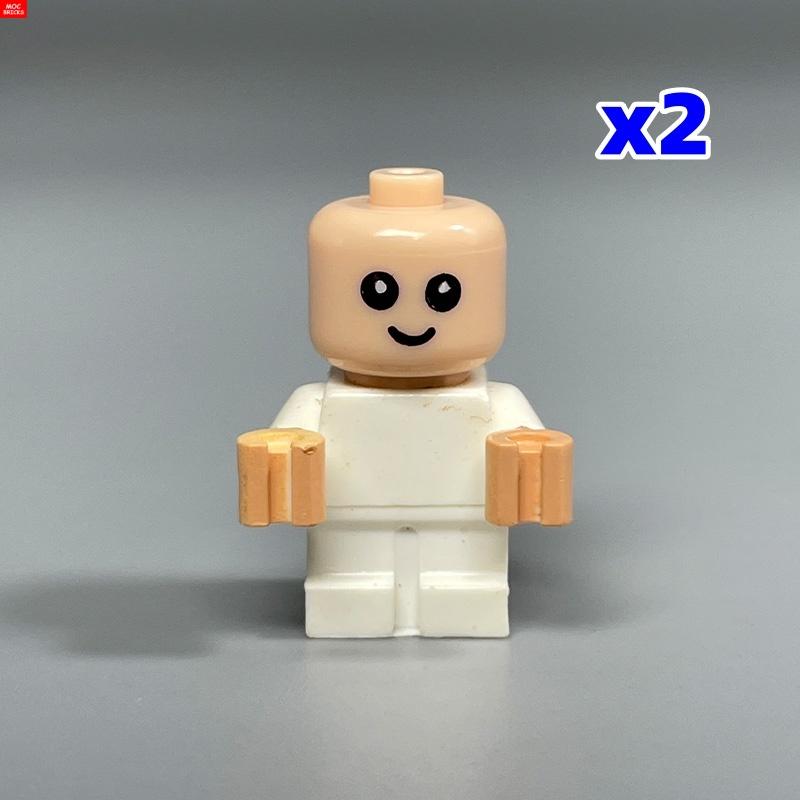 MOC Кубики Детская коляска люлька для младенцев подставка для бутылочки Обучающие Строительные Блоки Игрушки для Детей Девочек Подарок