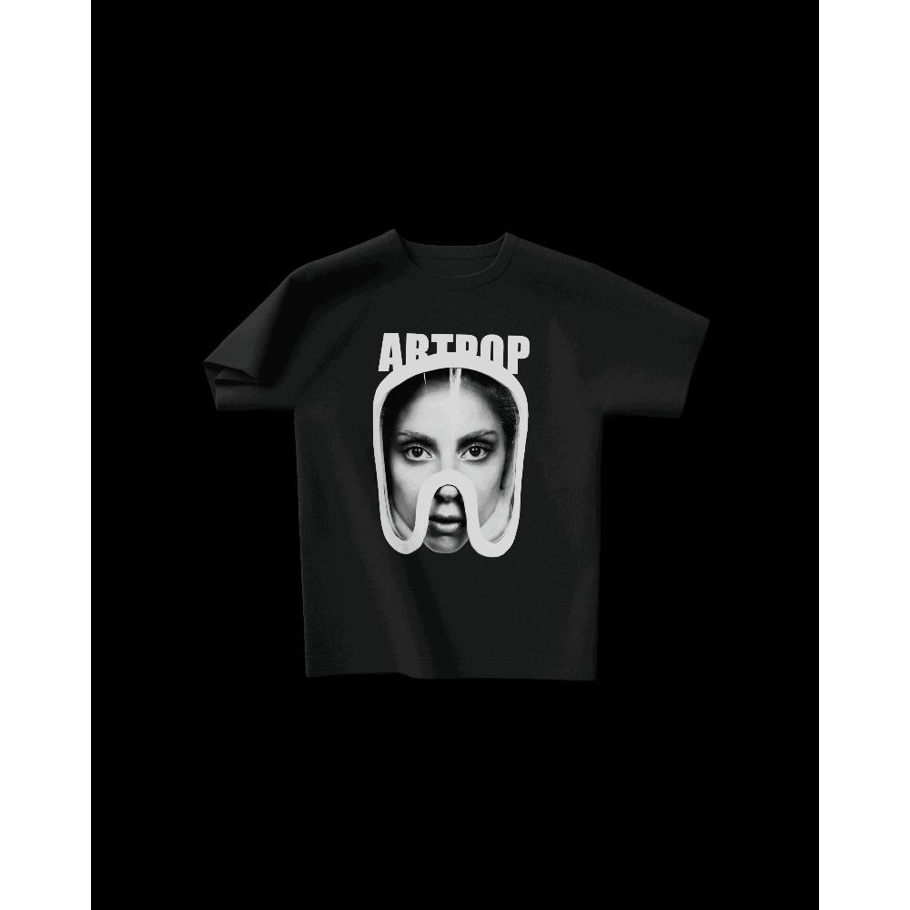 Мужская и женская футболка с графическим принтом-коллажем "ARTPOP" в стиле поп-арт от Lady Gaga, Уличная футболка для фанатов Art Pop, Повседневная футболка с коротким рукавом, 100% хлопок