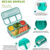 Ланч-бокс Bento Box для взрослых, контейнеры для ланч-боксов для малышей, детей, взрослых, герметичные, микроволновая печь, посудомоечная машина, 4 решетки