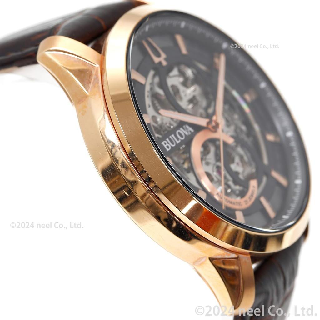BULOVA Automatic Mechanical Skeleton Classic Watch 97A169Men's