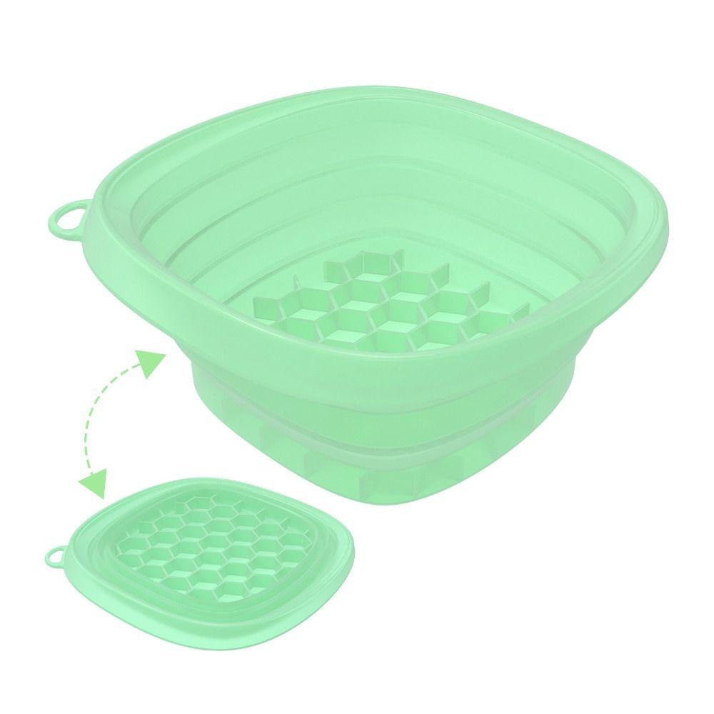 Built-in Ice Tray Face Ice Bath Bowl Silicone Skincare Washbasin Portable Ice Basin Beauty Tools