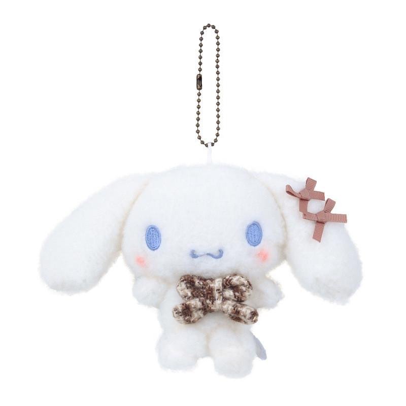 Sanrio Melody Cinnamoroll Soft Plush Keyring With Short Pile Fabric For Travel And Home Decor