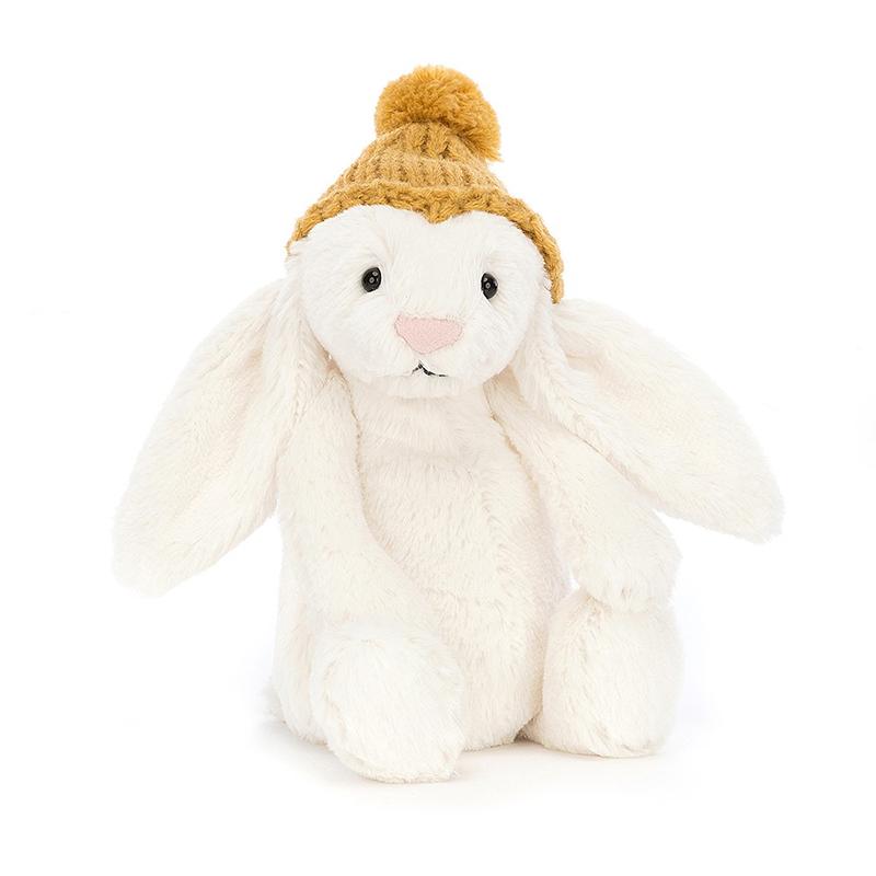 Jellycat Bonnie Rabbit Series Shy Warm Rabbit Companion and Comfort Doll Plush Doll 18cm High