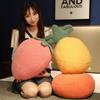 Adorable Plush Fruit Toys Strawberry Pineapple Orange Decor Girls Kids Gift