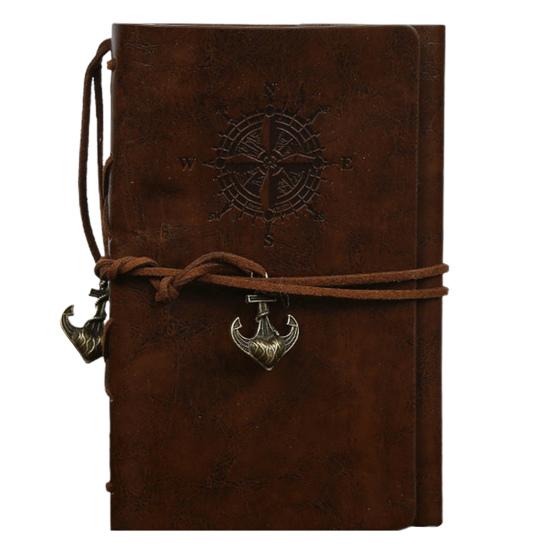 Полезный блокнот-планировщик, утолщенная бумага для записей, минималистичный ретро-металлический блокнот A7, дневник