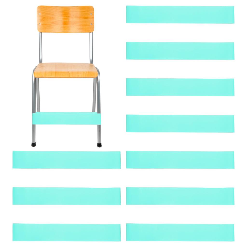 PATIKIL 10PCS Classroom Chair Fidget Bands Bouncy Bands Chair Bands for Anxiety Reduction for Classroom Chairs and Desks Jade Green -