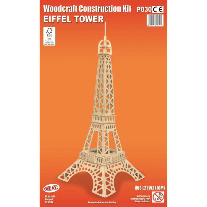 Quay - Maquette en bois Tour Eiffel