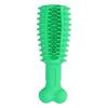 Pet Dog Rubber Safety Molar Cleaning Tooth Rod Playing Biting Toothbrush Toy L Green Green L