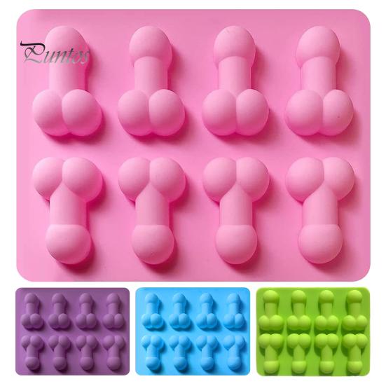 Антипригарная форма для торта, гибкая пищевая уникальная уникальная сексуальная форма для пениса, форма для кубиков льда, бытовые принадлежности