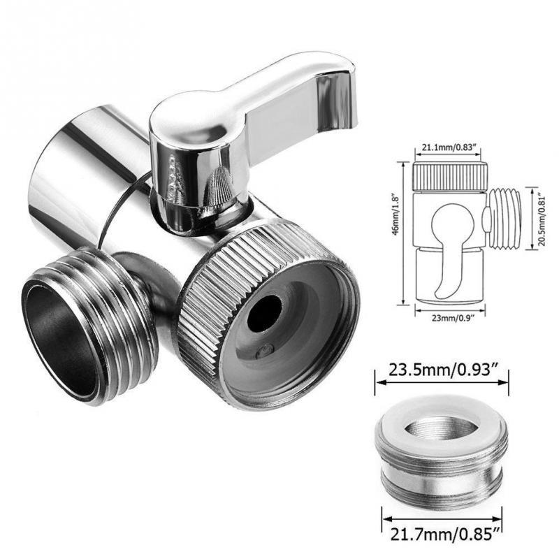 Home Bathroom Hand Shower Sprayer Hair Washing Kit Faucet Converter Adapter Set Accessories