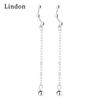 Lindon Copper Alloy Zircon Earrings Drop Earrings For Women Wedding Party Gifts