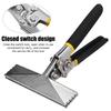 Ergonomic Handle Hand Seamer Pliers 6 Inch Offset Straight Jaw Seamer  HVAC Ductwork