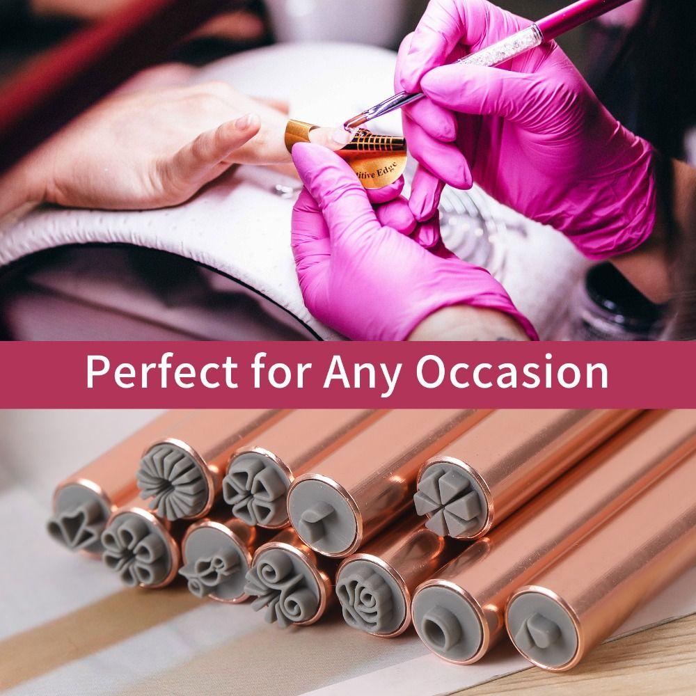 4/610/15 шт. Набор ручек для рисования цветов, для стемпинга ногтей, инструмент для украшения ногтей