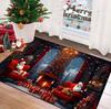 Santa Claus Printed Door Mat Merry Christmas Christmas Holiday and For Entrance Bedroom Kitchen Christmas Door Mat Decoration