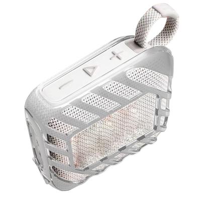 Для портативной колонки JBL Go 4 Чехол из ТПУ Защита от падений Защита от царапин Прозрачный чехол Противоскользящий чехол для переноски Защитный чехол