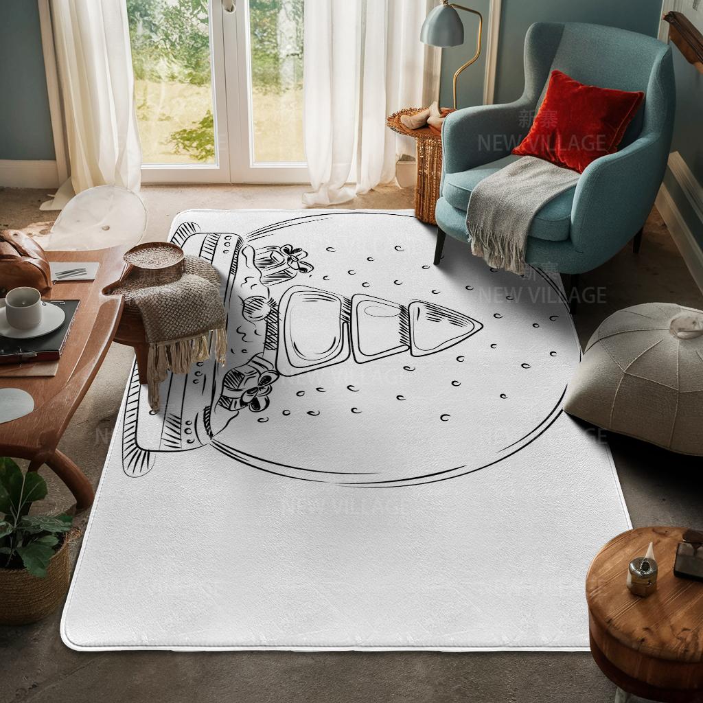 Ковер у входа в дом Домашний коврик у двери Гостиная Ванная Комната Ноги ванная комната Нескользящие коврики с водопоглощением для ванной Счастливого Рождества зима