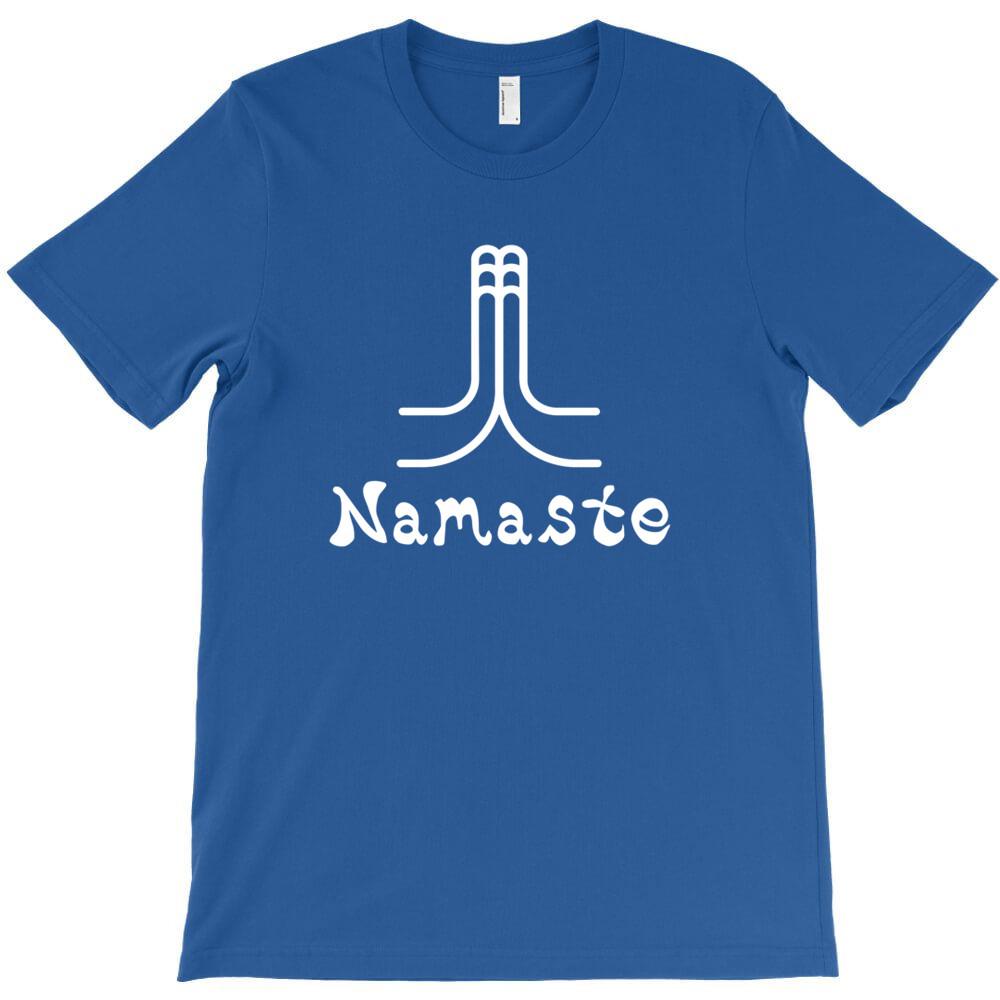 Namaste T Shirt Print For Man Short Sleeved Tees Pre Cotton Tops Short Sleeve Tees The