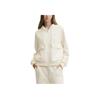 New FILA Sweatshirt Women's Oat Beige F11W448502FBG