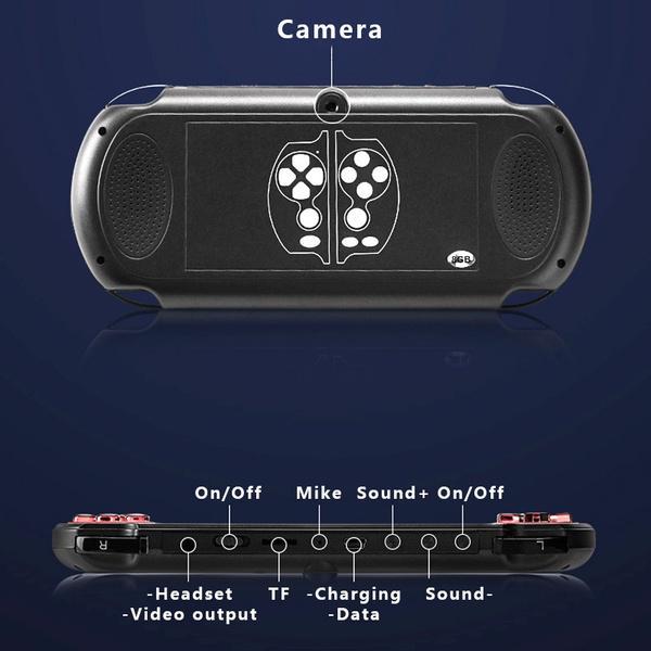 Игровой автомат X7 Plus HD: Более 3000 бесплатных классических игр, память 8 ГБ, возможность подключения к телевизору