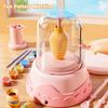 Mini Pottery Kit For Kids Handmade DIY Clay Tool Set Electric Turntable Pottery Machine Birthday Gifts For Girls Boys