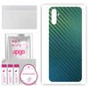apgo Protective Skin Sticker for the Back Compatible with Realme C3i, Wrap Film, Foil, Vinyl - Pattern Carbon Chameleon CAKA1
