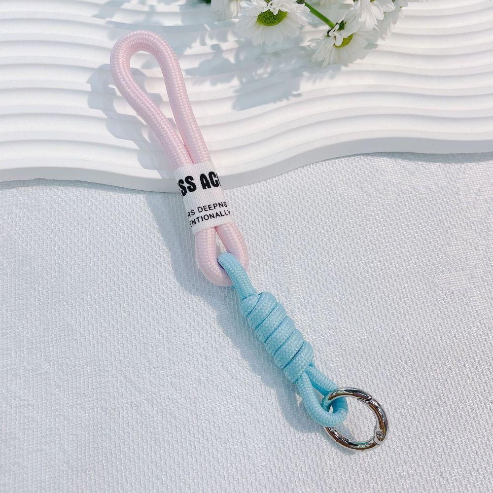 Мягкий цветной узел подвеска анти-потеряшка плетеный шнурок брелок плетеный шнурок чехол для наушников