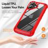 Прочный противоударный бронированный бампер для iPhone 16 15 14 13 12 11 Pro Max 16Plus с мягкой рамкой из ТПУ, гибридная прозрачная задняя крышка