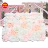 5 PCS Handmade Flower Wall Panels, 40x60cm Blush Pink Artificial Flower Decor, Realistic Floral Backdrop, Wedding Home Decor