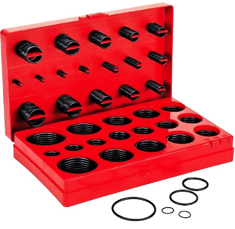407pcs Rubber O Ring Assortment Set Seal Plumbing Garage Kit with Case O-Ring Wa