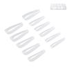 500pcs Artificial Long Nail Tips Transparent Fake Nail Extension Tips Wearable Nail Tips
