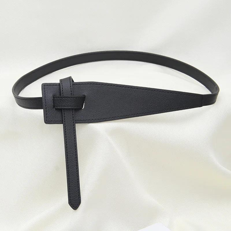 Модные ремни для женщин, однотонные, из искусственной кожи, прочные, удобные, для пальто, платья, верхней одежды, пояса