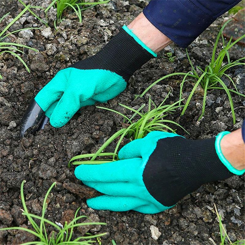 Садовые перчатки с когтями. 1 пара