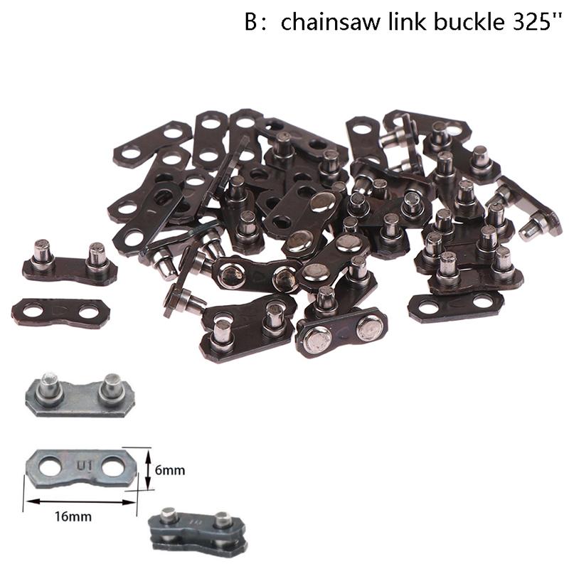 10 Pairs Professional Saw Chain Lock 0.404" 0.325" 3/8" 3/8"Lp Is Available Chainsaw Link Buckle