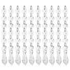 10PCS Acrylic Pendant 15cm Clear Long Drop Shape for Chandeliers Baby Room Christmas Tree