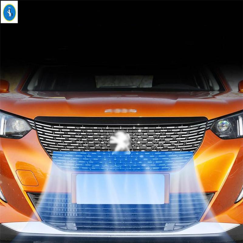 Auto Front Grille ert Net Anti-ect Screening Net Protective Head Mesh Cover Kit Accessories For Peugeot 2008 -