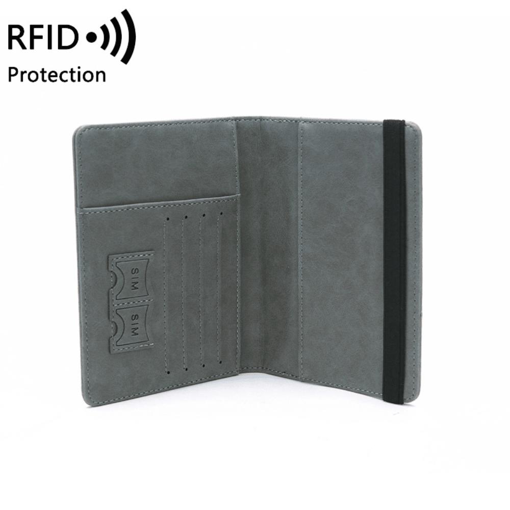 RFID-сумка для паспорта от кражи, простая и модная многофункциональная сумка для удостоверений личности, держатель для паспорта для путешествий за границу