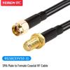 Коаксиальный ВЧ удлинительный кабель RG58, SMA (папа) - SMA (мама)