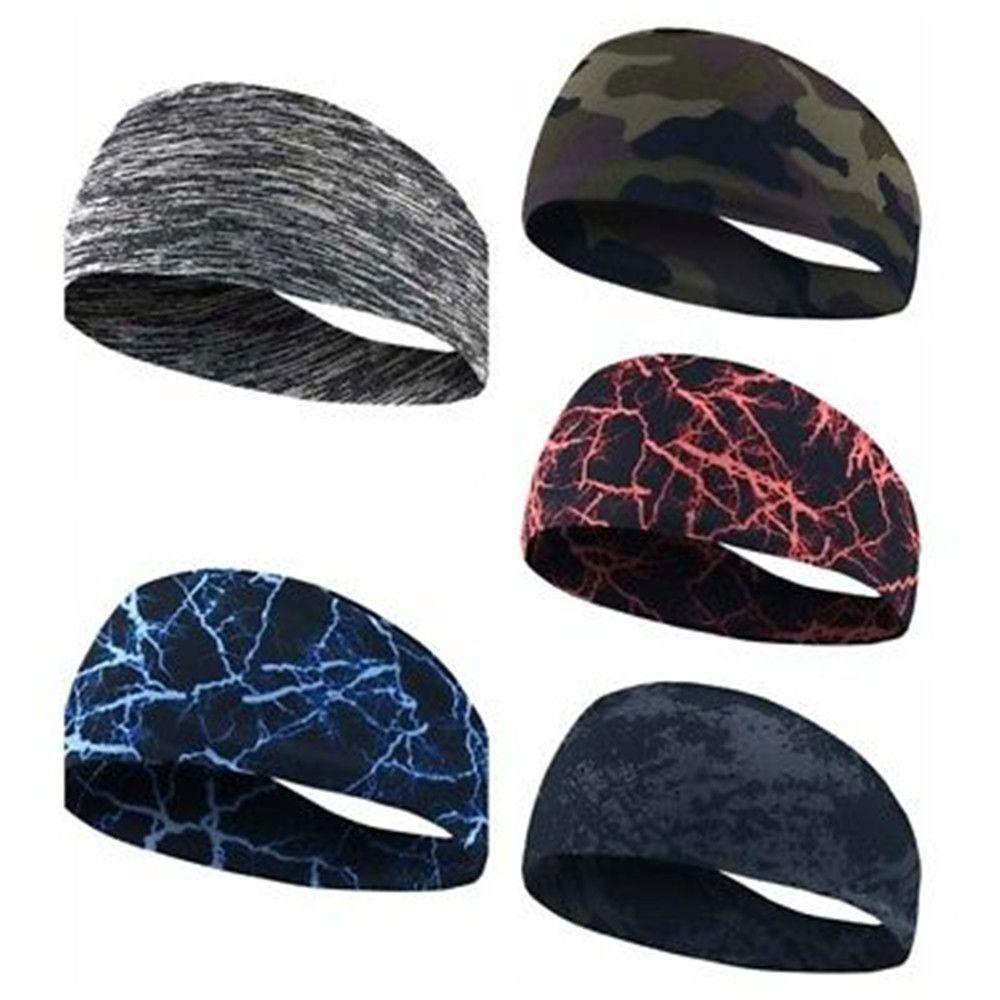 Unisex Yoga Gym Sport Hair Bands Sweat Headband Sweatband Stretch