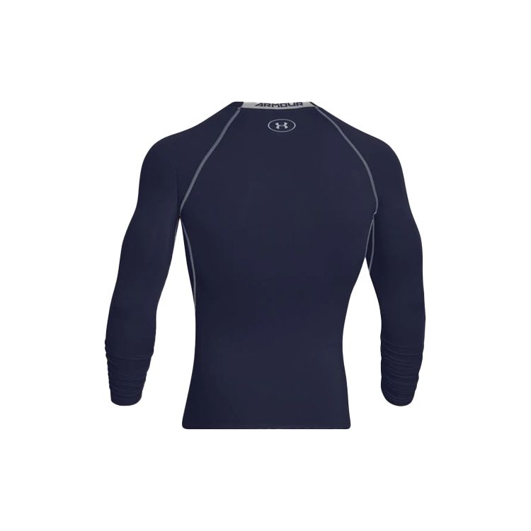 Under Armour Long Sleeve Training Slim Fit Ultra Light Sports Fitness Shirt Men Tops Dark-Blue 1257471-410