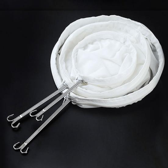 Многоразовый сетчатый фильтр из хлопчатобумажной ткани с ручкой из нержавеющей стали для кофе и чая, распродажа товаров